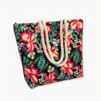 Envie d'un sac à la fois stylé et pratique pour aller à la plage cet été ? Ne loupez pas notre superbe sac cabas de plage avec motifs à fleurs pour femme ! Avec son design coloré et estival, il ajoute une touche élégante à votre style et s'adapte facilement à tous styles vestimentaires.