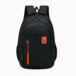 Sac à dos scolaire ergonomique pour enfant noir, bonne qualité et très tendance.