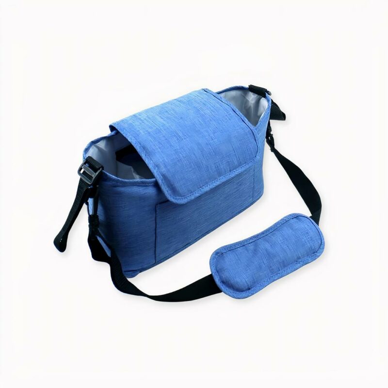 Le meilleur du rangement pour poussette, mains libres et multitâche ! Le sac de rangement pour poussette de couleur unie est parfait pour les mamans actives. Sa grande capacité et ses cloisons scientifiques vous permettent de ranger tout ce dont vous avez besoin pour une journée de sortie, tout en gardant votre poussette organisée et désencombrée.