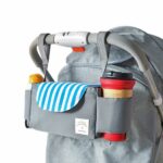 Sac de poussette élégant avec multiples poches