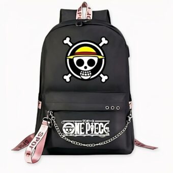 Notre sac à dos One piece tête de mort, il est original, confortable, de grande capacité, parfait pour la rentrée scolaire de votre enfant, un super cadeau ! Ce sac à dos est exactement ce dont votre petit a besoin pour transporter toutes ses fournitures le premier jour d'école. Le design de la tête de mort est tellement cool et unique que votre enfant va l'adorer.