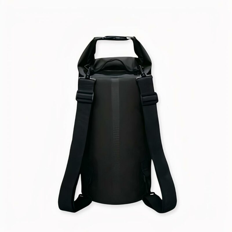 Sac à dos de plage étanche en PVC noir
