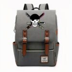 Sac à dos vintage One piece pour enfants, bonne qualité et très tendance.