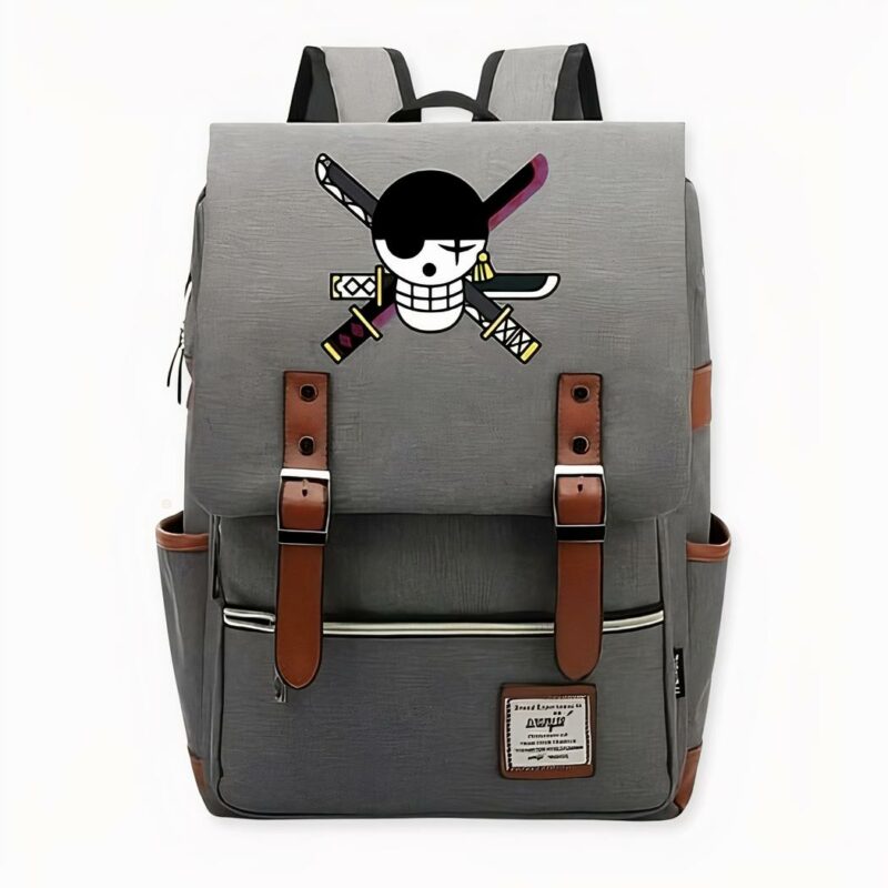 Sac à dos vintage One piece pour enfants, bonne qualité et très tendance.