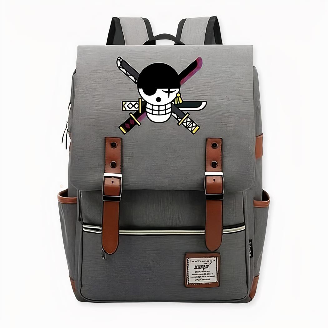 Sac à dos vintage One piece pour enfants, bonne qualité et très tendance.