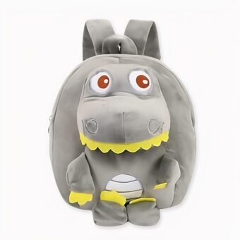 Sac à dos lilliputien dinosaure en polaire gris. Bonne qualité et très tendance.