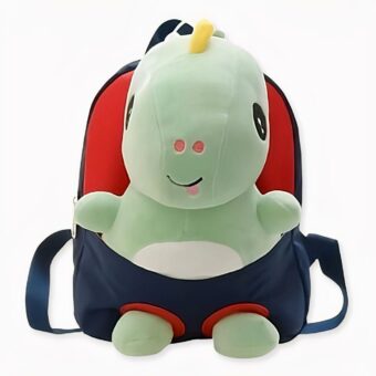 Sac à dos lilliputien pour enfant peluche dinosaure bleu marine