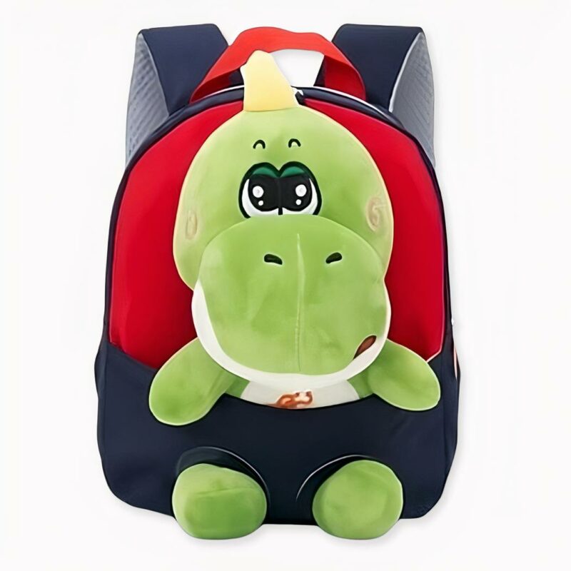 Sac à dos lilliputien pour enfant peluche dinosaure bleu marine. Bonne qualité et très tendance.