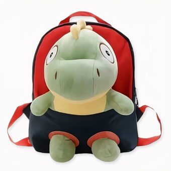 Sac à dos lilliputien pour enfant peluche dinosaure noir. Bonne qualité et très pratique.