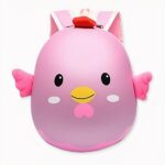 Sac à dos lilliputien pour enfant poussin rose. Bonne qualité et très tendance.