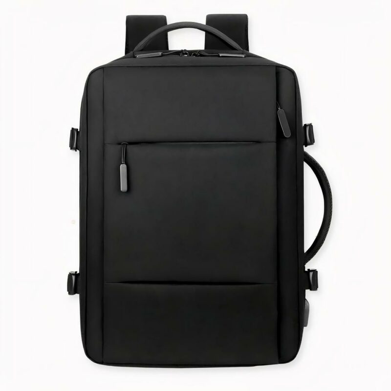 Dites adieu aux maux de dos et aux épaules tendues ! Ce sac à dos de voyage ergonomique noir uni est conçu pour votre confort. Il possède un design ergonomique innovant qui répartit uniformément le poids sur votre dos et vos hanches, afin que vous puissiez le porter sans douleur. Le sac à dos est fabriqué à partir de matériaux robustes et imperméables, parfaits pour toute aventure. Les sangles sont réglables, ce qui vous permet de personnaliser l'ajustement en fonction de vos besoins. Et si vous en avez assez de le porter sur votre dos, vous pouvez toujours utiliser la poignée latérale pour le transporter comme une mallette. Ce sac à dos est parfait pour tous ceux qui veulent voyager confortablement et les mains libres !