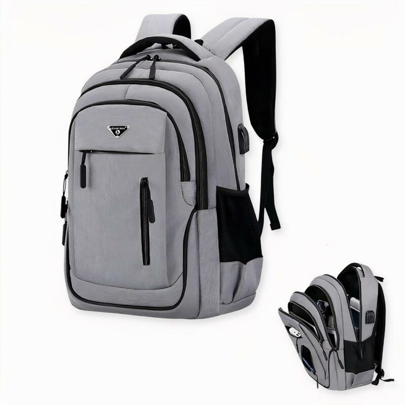 Lorsqu'il s'agit de trouver le sac à dos idéal, il peut être difficile d'en trouver un qui ait à la fois du style et de la substance. Cependant, notre sac à dos ergonomique de grande capacité gris fait mouche. Ce sac à dos a été conçu dans un souci de confort et de praticité, ce qui en fait le choix idéal pour ceux qui sont toujours en mouvement. La conception ergonomique du sac à dos garantit un port confortable, même lorsqu'on porte une charge lourde. Les bretelles rembourrées répartissent le poids uniformément, ce qui facilite le travail du dos et des épaules. Enfin, les panneaux en maille respirante vous permettent de rester au frais et à l'aise, même lorsque vous transpirez beaucoup. Le compartiment principal de grande capacité est parfait pour transporter tous vos articles essentiels, que vous alliez au travail ou à la salle de sport. La poche avant pratique est parfaite pour ranger les petits objets tels que votre téléphone ou vos clés. Enfin, le porte-bouteille intégré vous permet de vous hydrater pendant vos déplacements. Si vous recherchez un sac à dos à la fois élégant et fonctionnel, notre sac à dos ergonomique de grande capacité en gris est le choix idéal pour vous.