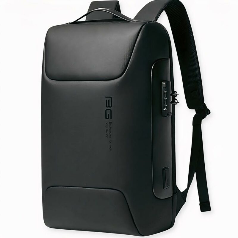 Voici le sac à dos ergonomique de luxe noir, le sac à dos idéal pour les professionnels en déplacement. Ce sac à dos a été conçu pour votre confort et votre bien-être, avec des bretelles ergonomiques et un panneau dorsal respirant pour que vous vous sentiez à l'aise même lorsque vous portez une lourde charge. De plus, le grand compartiment principal et les multiples poches d'organisation vous permettent de garder tous vos éléments essentiels à portée de main, que vous vous rendiez au bureau ou que vous voyagiez pour affaires. Que vous recherchiez un sac à dos capable de s'adapter à votre style de vie actif ou un sac qui vous aidera à rester organisé lors de vos déplacements, le sac à dos ergonomique de luxe noir est le choix idéal.