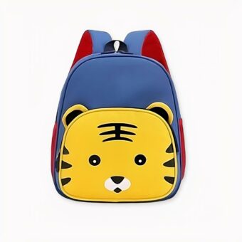 Sac à dos maternelle motif Tigrou jaune, blanc et noir.