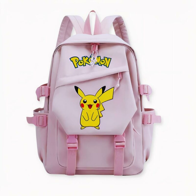 Craquez pour ce sac à dos Pokémon rose, il sera le choix idéal pour une adepte du célèbre manga. Confortable et spacieux, il dispose de multiples poches pour une organisation optimale. Parfait pour l'école ou voyager. Il allie style et praticité. Il sera indispensable pour le quotidien de votre enfant.