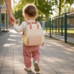 Offrez à votre enfant ce sac à dos maternelle enfant avec broderie fraise, pensé pour les premiers pas vers l'école. Son écrin écru orné de fraises brodées, sa poche frontale rose et ses filets jaunes composent un univers doux, pratique et facile à repérer en classe.